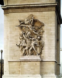 La Marseillaise, detalj från den östra sidan av Triumfbågen, 1832-35